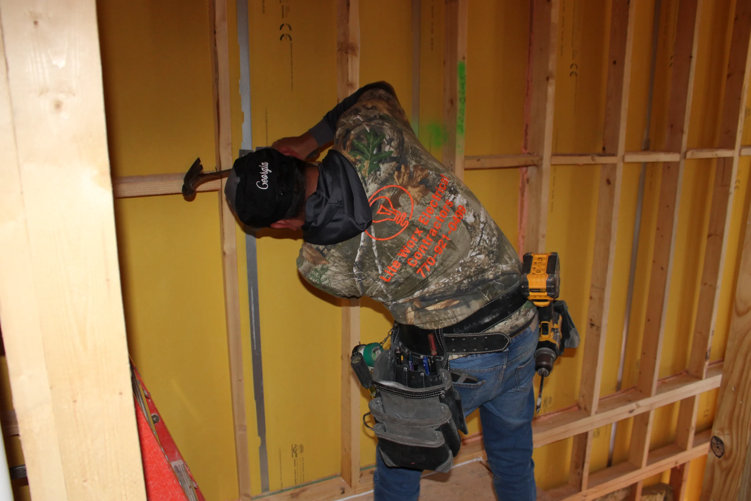 Electrician Working Electrician Working